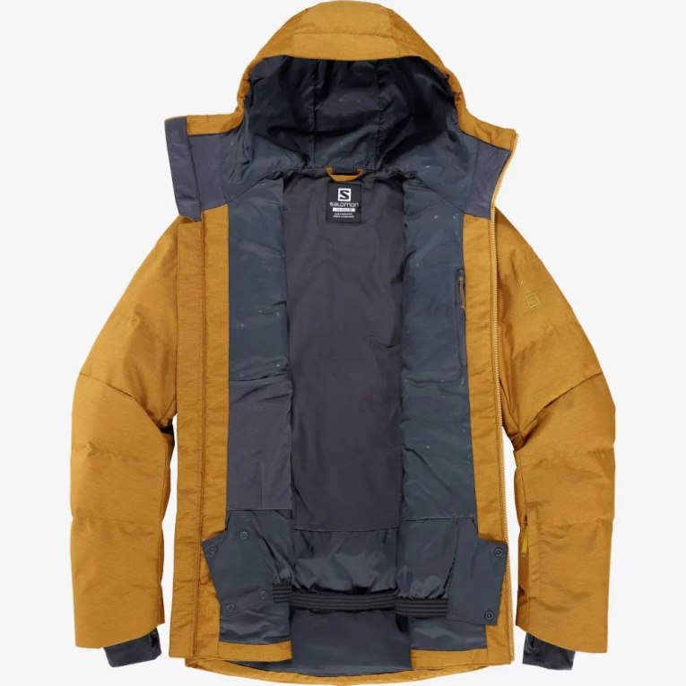 Salomon Snowshelter Insulated Men's Ski Jackets Brown | CA 39W67